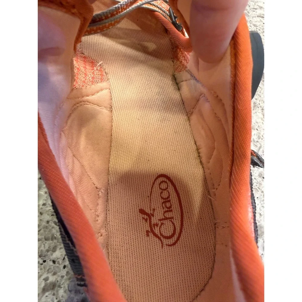 Chaco Women's Outcross EVO MJ Shoes Orange/Grey Gorpcore Water Hiking Size 8.5